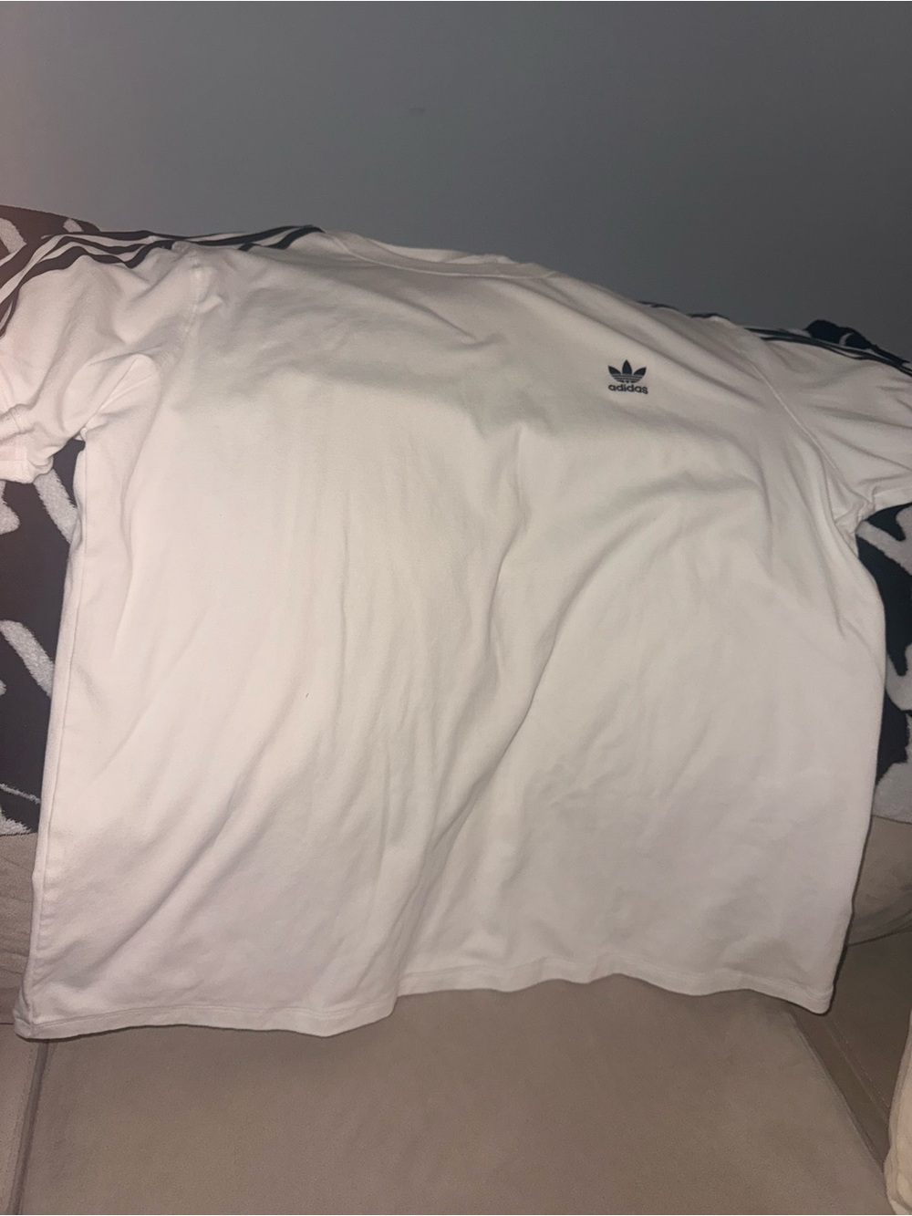 Adidas White Trefoil Logo T-Shirt